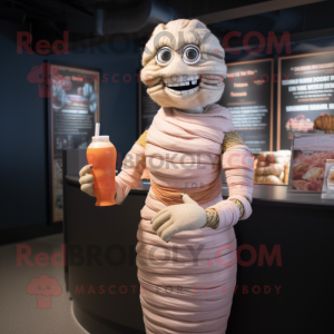 Peach Mummy mascotte...