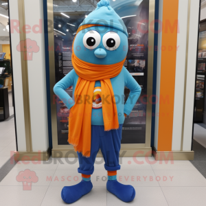 Blue Orange mascotte...