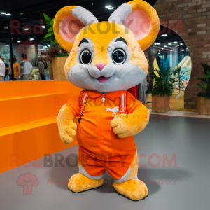 Orange Chinchilla maskot...