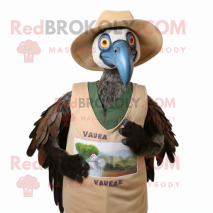  Vulture maskot kostym...