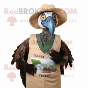  Vulture maskot kostyme...