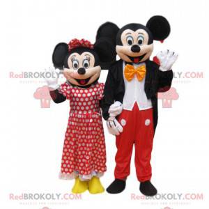 Mickey Mouse e Minnie Mascot Duo - Redbrokoly.com