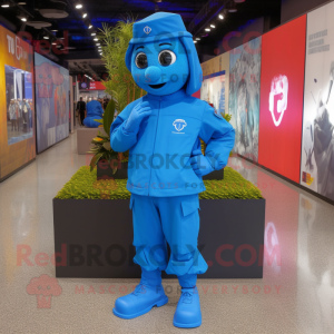 Blue Soldier mascotte...