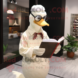 Cream Goose mascotte...