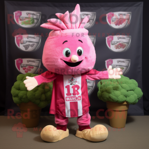 Pink Selderij mascotte...