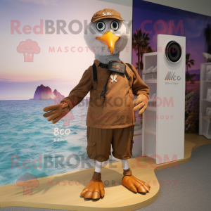 Brown Gull maskot...