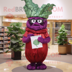 Maroon Cabbage maskot...