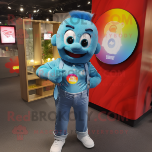 Cyan Rainbow mascotte...