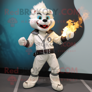 Postava maskota White Fire...