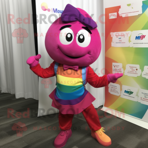 Magenta Rainbow mascotte...