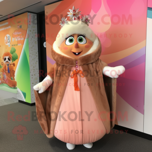 Peach Queen maskot kostume...