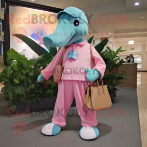 Pink Dolphin mascotte...