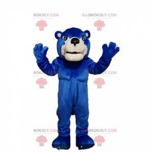 Blauwe beer mascotte. Blauwe beer kostuum - Redbrokoly.com