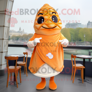 Orange Croissant mascotte...