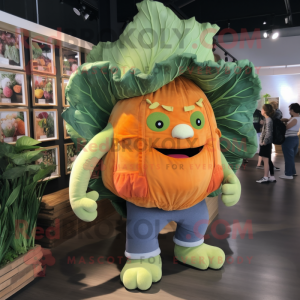 Orange Cabbage maskot...