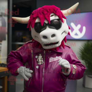 Magenta Zebu mascotte...