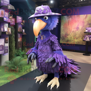 Lavendel Vulture maskot...