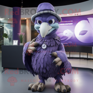 Lavendel Vulture maskot...