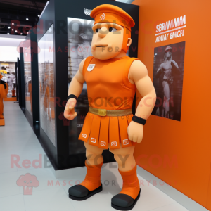 Orange romersk soldat...