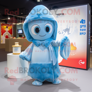 Postava maskota Sky Blue...