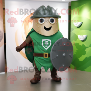Olive Celtic Shield maskot...