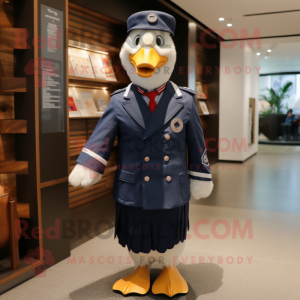 Navy Geese maskot drakt...