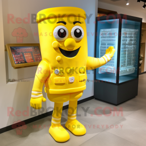 Yellow Candy Box mascotte...