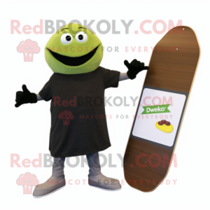 Oliven skateboard maskot...