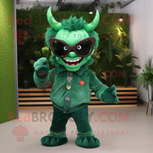 Forest Green Devil maskot...