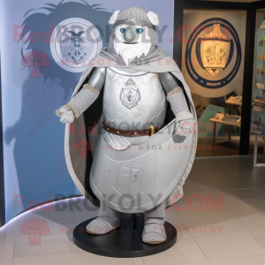 Grå Celtic Shield maskot...