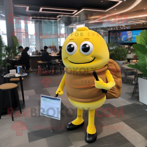 Yellow Burgers maskot...