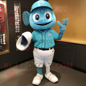 Cyan Baseball Glove...