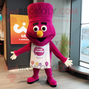 Magenta Paella mascotte...