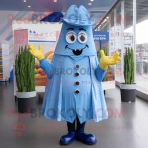 Blue French Fries mascotte...
