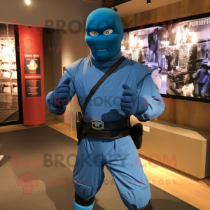 Blauer Gi-Joe Maskottchen...