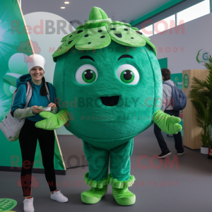 Grüne Tacos Maskottchen...