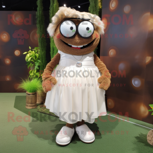 Brown Golf Ball mascotte...