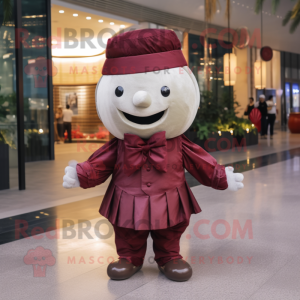 Maroon Dim Sum maskot...