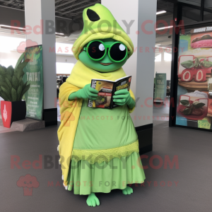 Lime Green Tacos mascotte...