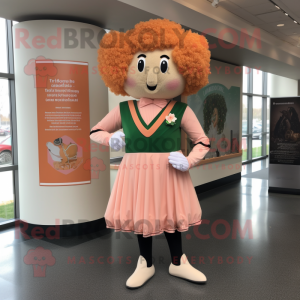 Peach Irish Dancer maskot...