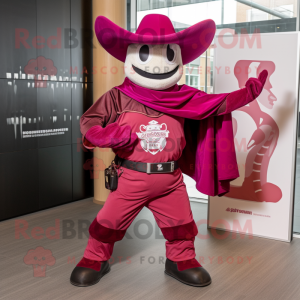 Magenta Cowboy maskot...