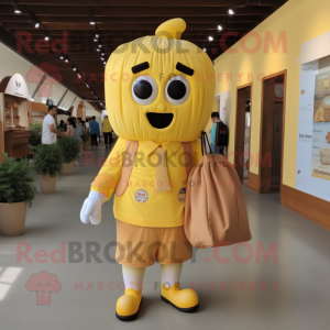 Yellow Ice Cream mascotte...