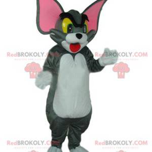 Mascote Tom, o gato cinza do desenho animado Tom e Jerry -