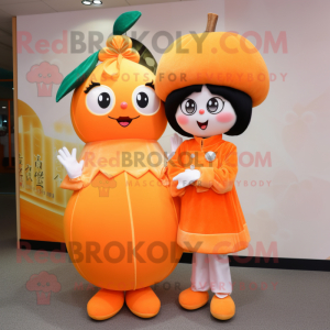 Peach Mandarin maskot...