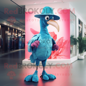 Cyan Flamingo mascotte...