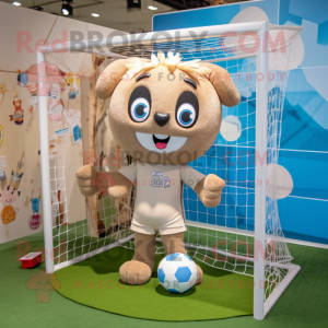 Beige Soccer Goal...