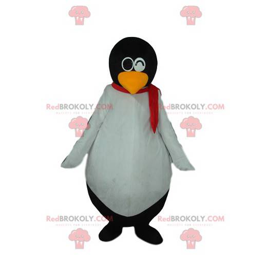 Mascotte De Pingouin Noir Et Blanc Tres Amusant Taille L 175 180 Cm