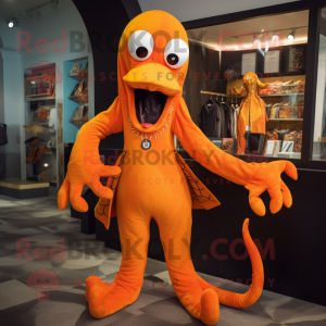 Oranje Hydra mascotte...