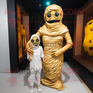 Gouden mummie mascotte...