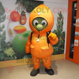 Orange Granat maskot...